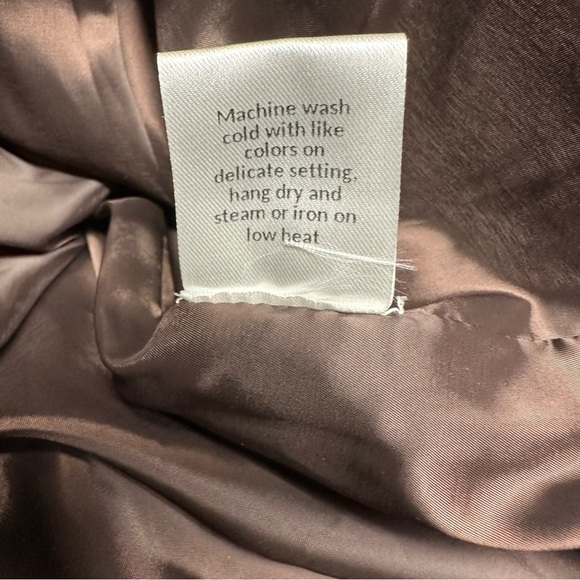 Rosie COTSWOLDS BROWN Floral Puff Sleeve Dress SZ Small - Picture 8 of 10